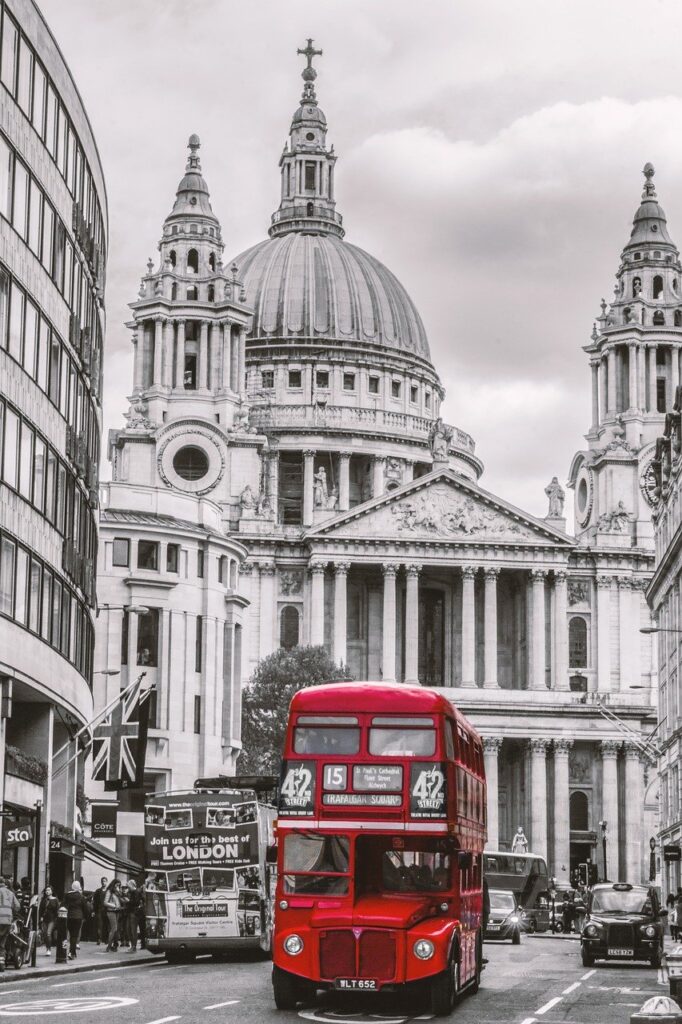london, bus, st paul's