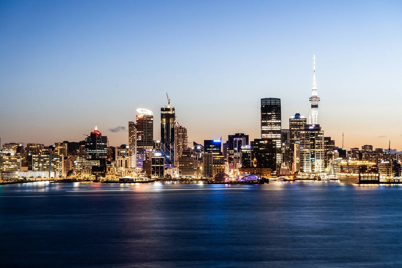 auckland, night, cityscape, street, lights, dark, harbor, auckland, auckland, auckland, auckland, auckland