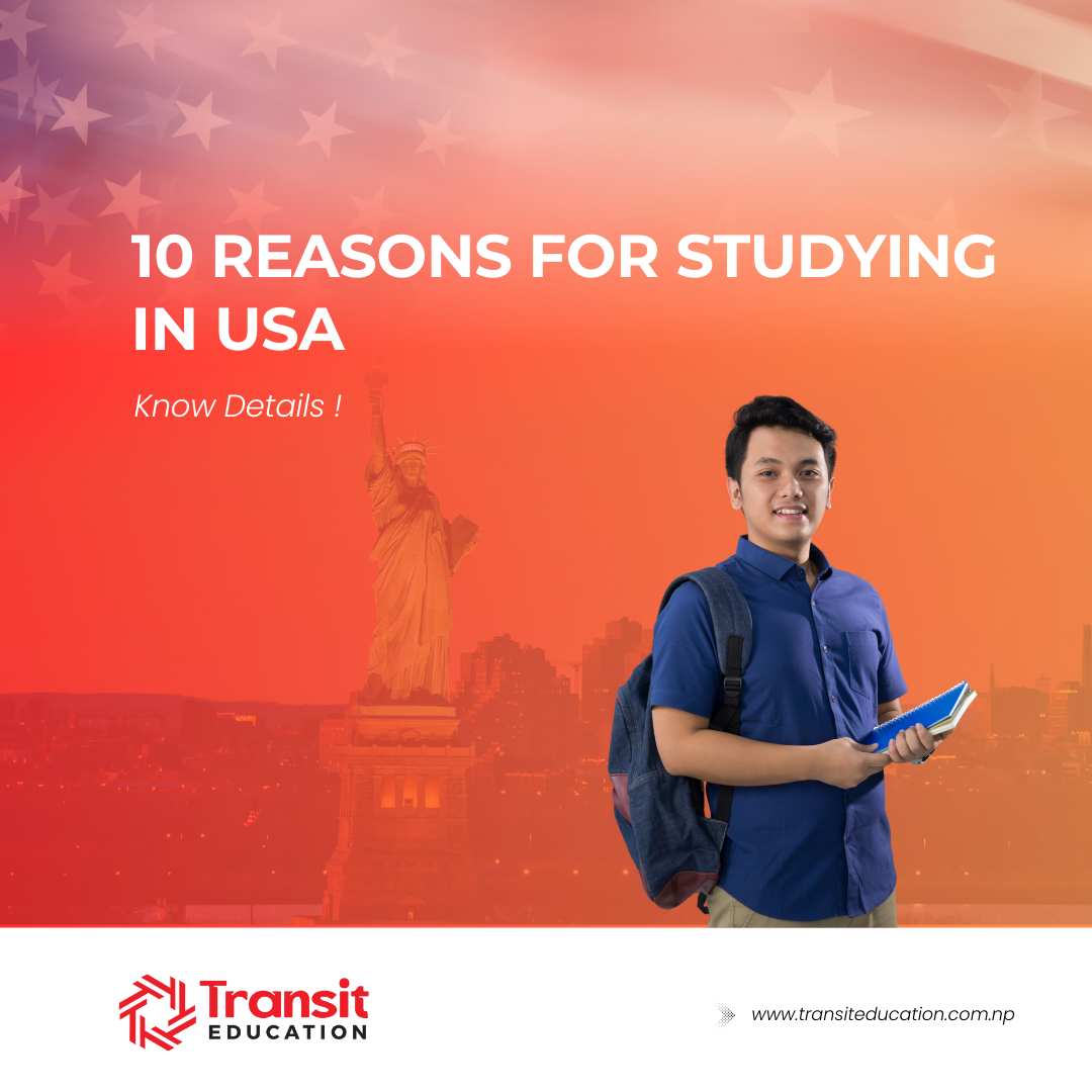 Top 10 reasons for studying in USA